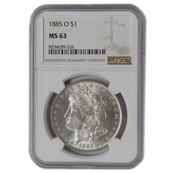 1885年Silver Morgan Dollar $1 モルガンダラー 美術品・アンティーク・コレクション 1885年Silver Morgan Dollar $1