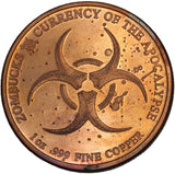 2018 - 1 oz - The American Zombuff - Fine Copper