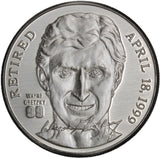 1999 - Highland Mint - Wayne Gretzky - Nickel Silver Medallion