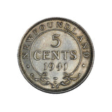 1941 - Newfoundland - 5c - AU50
