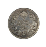 1909 - Canada - 5c - RL Bow - F12