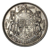 1949 - Canada - 50c - Hoof over 9 - F12