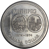1974 - Canada - $1 - DY V2 - UNC