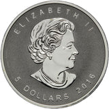 2016 - Canada - $5 - Maple Leaf - Privy Grizzly - Fine Silver