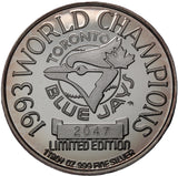 1 oz - 1993 - World Series Champions