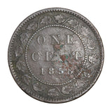1858 - Canada - 1c - F12