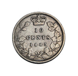 1885 - Canada - 10c - Obv 4 - F12<br>✅<b>&nbsp; <u>SUPER SALE! </u> &nbsp;</b>✅
