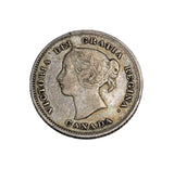 1874 H - Canada - 5c - Crosslet 4 - VF20<br>✅<b>&nbsp; <u>SUPER SALE! </u> &nbsp;</b>✅