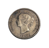 1883 H - Canada - 5c - Obv 5 - F12
