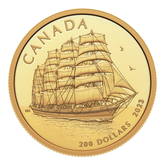 2023 - Canada - 200 Dollars - Tall Ships: Full-Rigged Ship