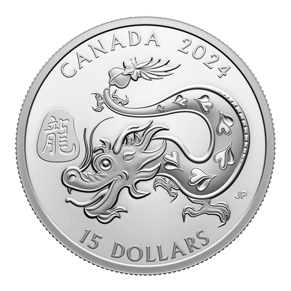 2024 - Canada - $15 - Lunar Year of the Dragon