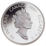 2001 - Canada - $15 - Year of the Snake - Stamp and Coin Set
