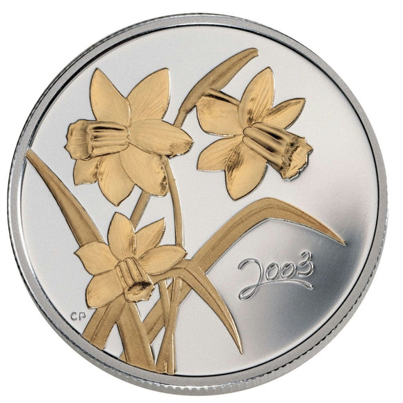 2003 - Canada - 50c - Golden Daffodil <br> (box scuffed)