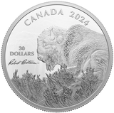 2024 - Canada - $30 - Weather Watch - Bison by Robert Bateman <br> (no sleeve)