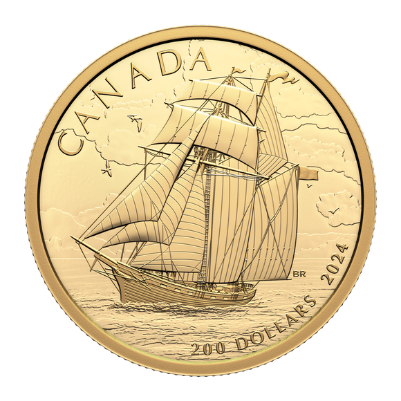 2024 - Canada - 200 Dollars - Tall Ships: Topsail Schooner