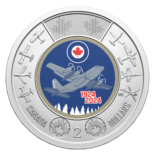 2024 - Canada - $2 - 100th Anniv. of the RCAF (Coloured)