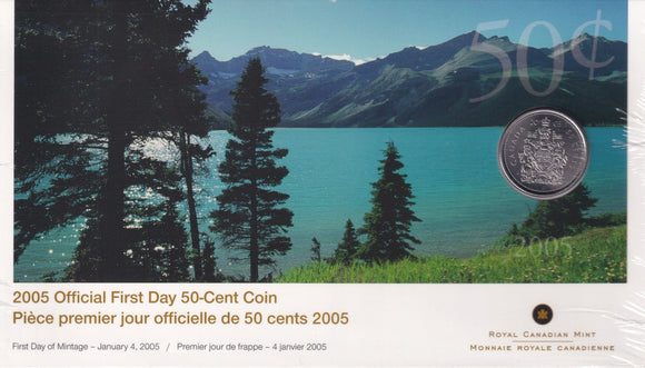 2005 P - Canada - 50c - Standard, First Day