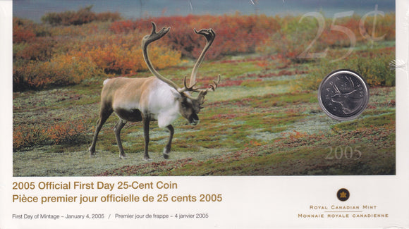 2005 P - Canada - 25c - Standard, First Day