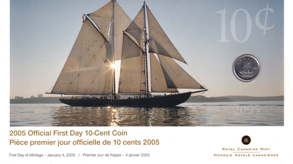 2005 P - Canada - 10c - Standard, NPS, First Day