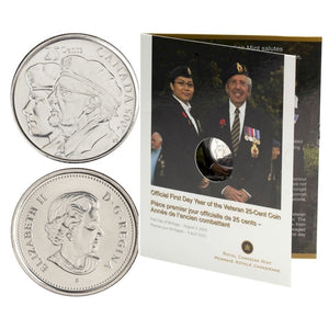 2005 P - Canada - 25c - Veteran, First Day