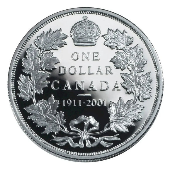 2011 - Canada - $1 - 100th Anniv. Canada's 1911 Silver Dollar