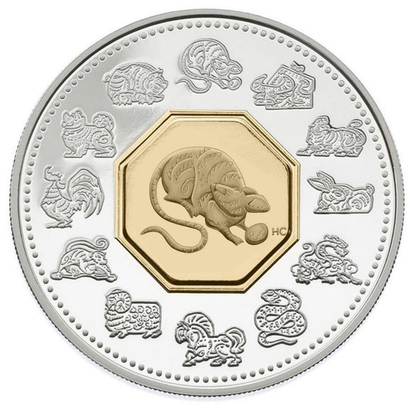 2008 - Canada - $15 - Year of the Rat <br> (no box)