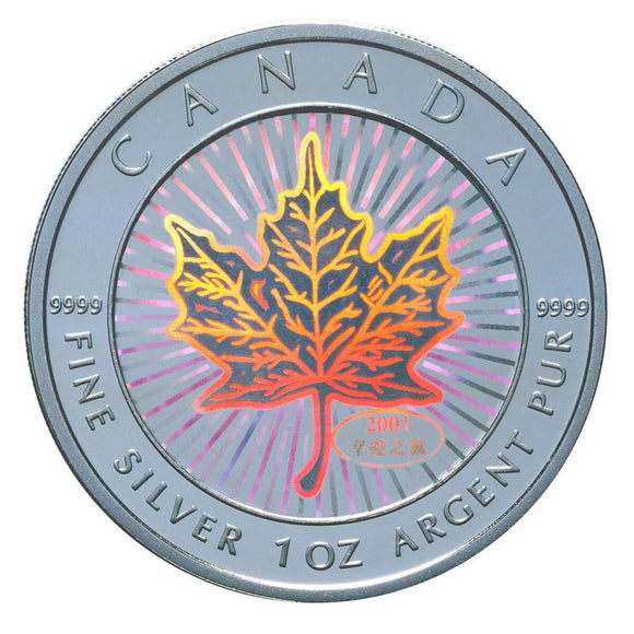 2001 - Canada - $5 - Maple Leaf of Good Fortune - Specimen <br> (no box)