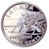 2000 - Canada - 50c - First Recorded Hockey Game - Proof