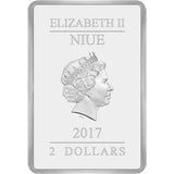 2017 - Niue - $2 - The Empire Strikes Back <br> (slight toning)
