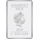 2018 - Niue - $2 - Attack Of The Clones <br> (slight toning)
