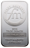 5 oz - Silver Bar - First Majestic Silver Corp.