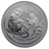 1 oz - 2016 - Year of the Monkey - Fine Silver