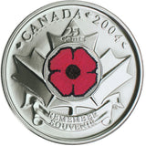 2004 P - Canada - 1c - First Day Poppy