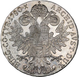 1780 - Austria - 1 Thaler - Restrike