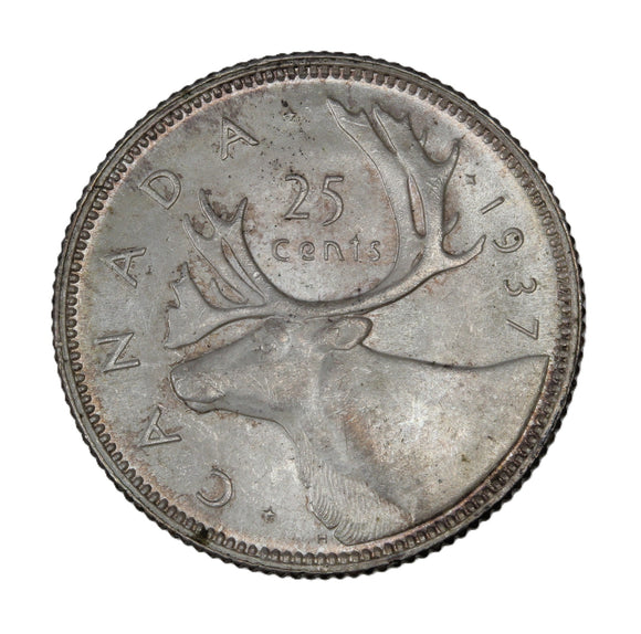 1937 - Canada - 25c - MS64
