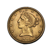 1901 - USA - 5 Dollars - Liberty - MS63