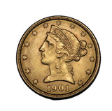 1901 - USA - 5 Dollars - Liberty - MS63