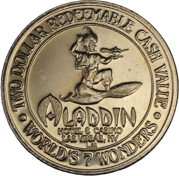 World's 7 Wonders - 2 Dollars - Aladdin - Eiffel Tower