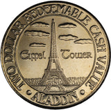 World's 7 Wonders - 2 Dollars - Aladdin - Eiffel Tower