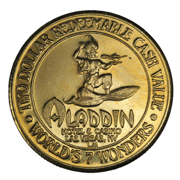 World's 7 Wonders - 2 Dollars - Aladdin - Eiffel Tower