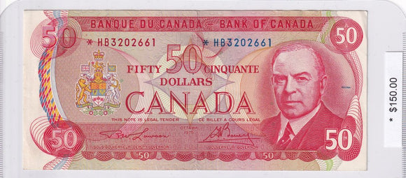 1975 - Canada - 50 Dollars - Lawson / Bouey - * HB3202661