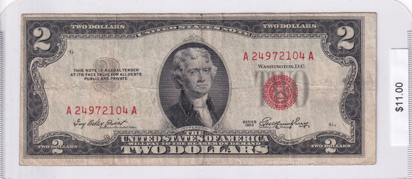1953 - USA - $2 - A 24972104 A
