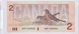1986 - Canada - 2 Dollars - Crow / Bouey - ARP1933934