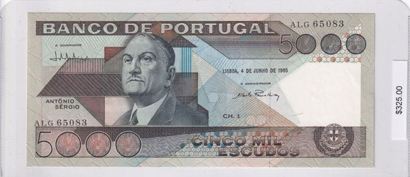 1985 - Portugal - 5000 Escudos - ALG 65083