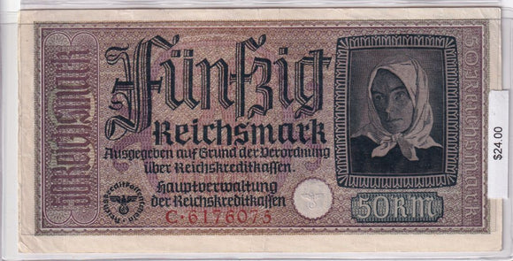 1940 - Germany - 50 Reichsmark - C 6176075