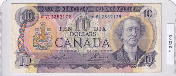 1971 - Canada - 10 Dollars - Lawson / Bouey - * VL2352179