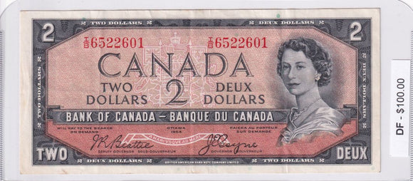 1954 - Canada - Devil's Face - 2 Dollars - Beattie / Coyne - I/B 6522601