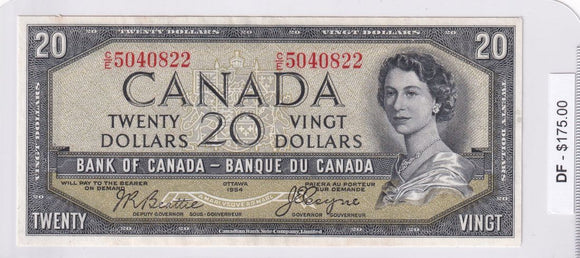 1954 - Canada - Devil's Face - 20 Dollars - Beattie / Coyne - C/E 5040822