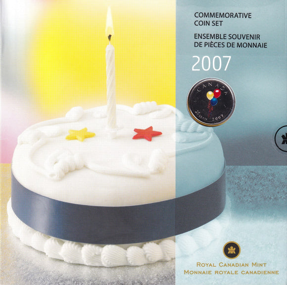 2007 - Canada - UNC(7) set - Birthday Gift Set - Balloons