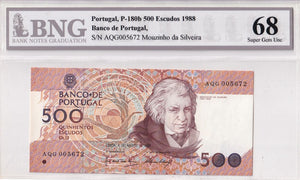 1988 - Portugal - 500 Escudos - AQG 005672